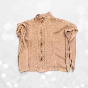 Cupcakes And Cashmere Knit Zip-Up Sweater